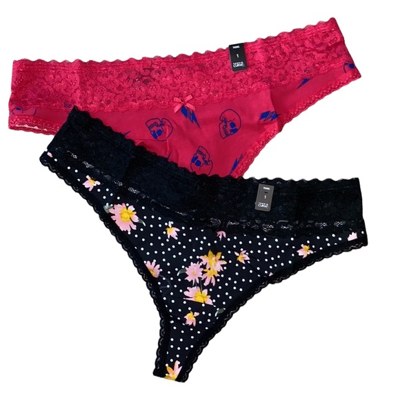torrid Other - NEW torrid skull/floral thong panties